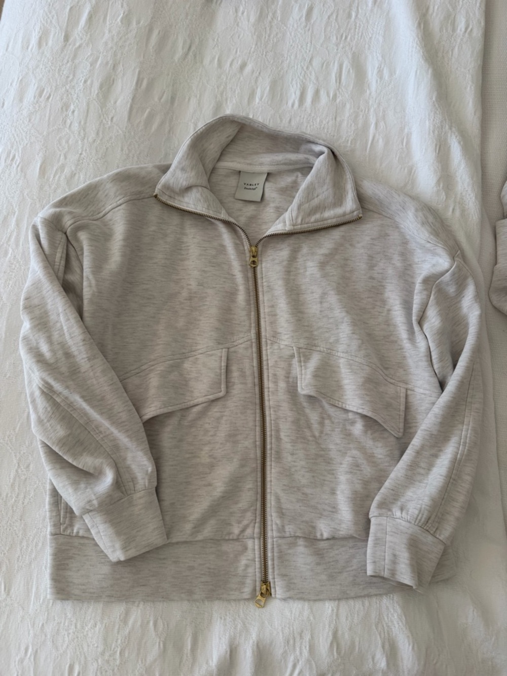 Varley Double Soft Grey Set - Two Hoodies (S, XS) One Jogger (S) - Picture 2 of 14